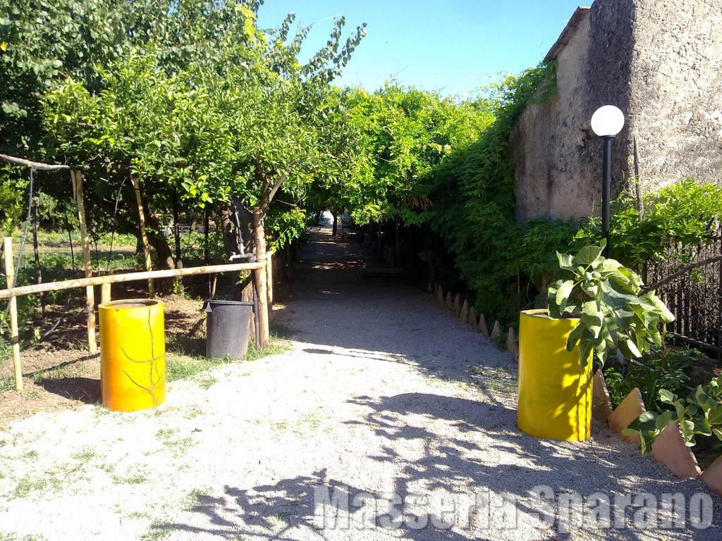 la passeggiata della masseria sparano